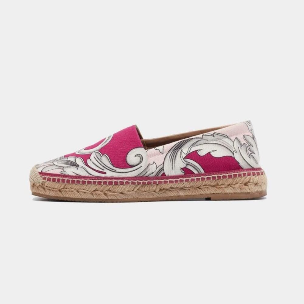 Versace
Versace Multicolor Canvas Espadrille Flats